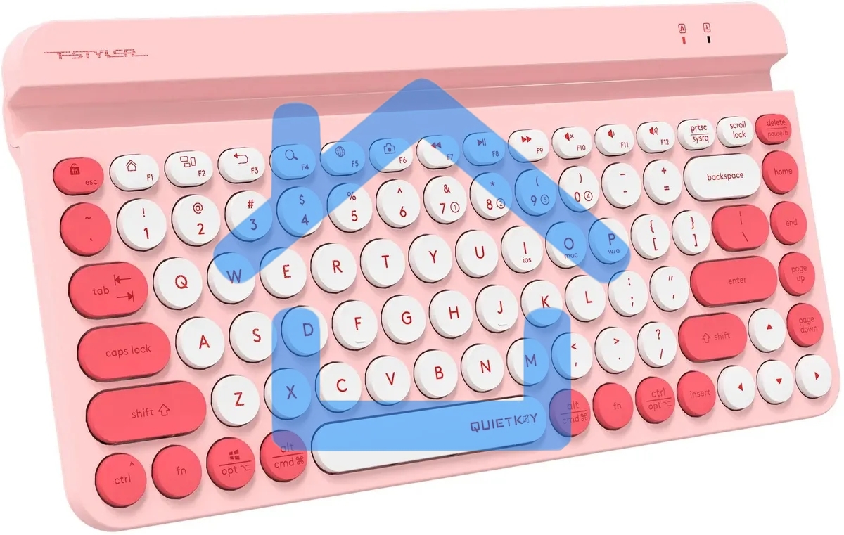 Клавиатура A4Tech Fstyler FBK30 розовый USB беспроводная BT/Radio slim Multimedia (FBK30 RASPBERRY)