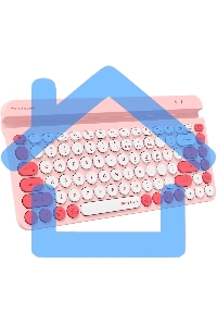 Клавиатура A4Tech Fstyler FBK30 розовый USB беспроводная BT/Radio slim Multimedia (FBK30 RASPBERRY)