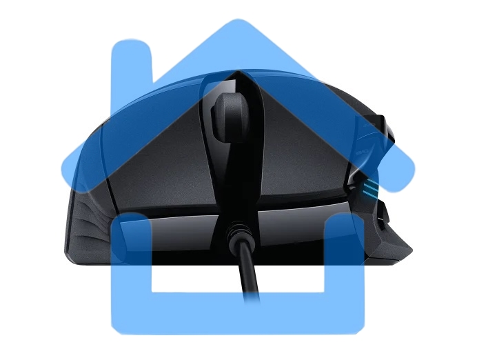 Мышь проводная Logitech G402 Hyperion Fury черный, 4000 dpi, USB, кнопки - 8