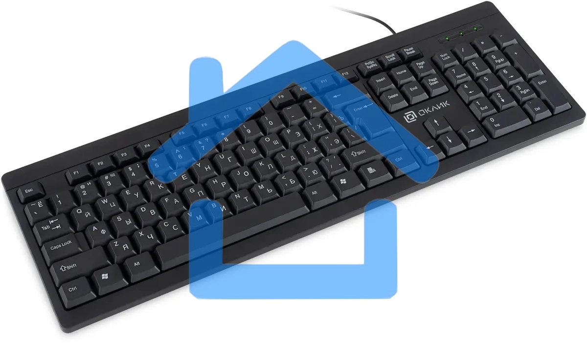 Клавиатура Oklick 95M (1788106) проводная, USB, черный