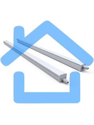 Светильник светодиодный ДСП WP 10 C 36W OP 865 L1200 1200х62х57мм 36Вт 6500К IP65 бел. Русский Свет