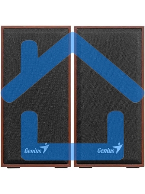 Акустическая система Genius SP-HF180, 2.0, 2 x 3W, USB-power, Wood
