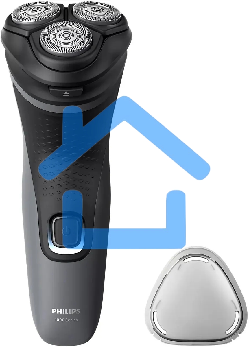 Электробритва Philips S1142/00 роторная, черный/серый