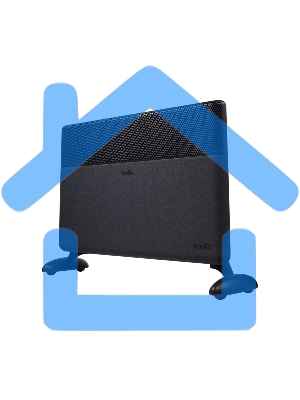 Конвектор Ballu Apollo digital INVERTER Space Black BEC/ATI-2502 черный, 2500 Вт, 30 м2, термостат, дисплей, WiFi