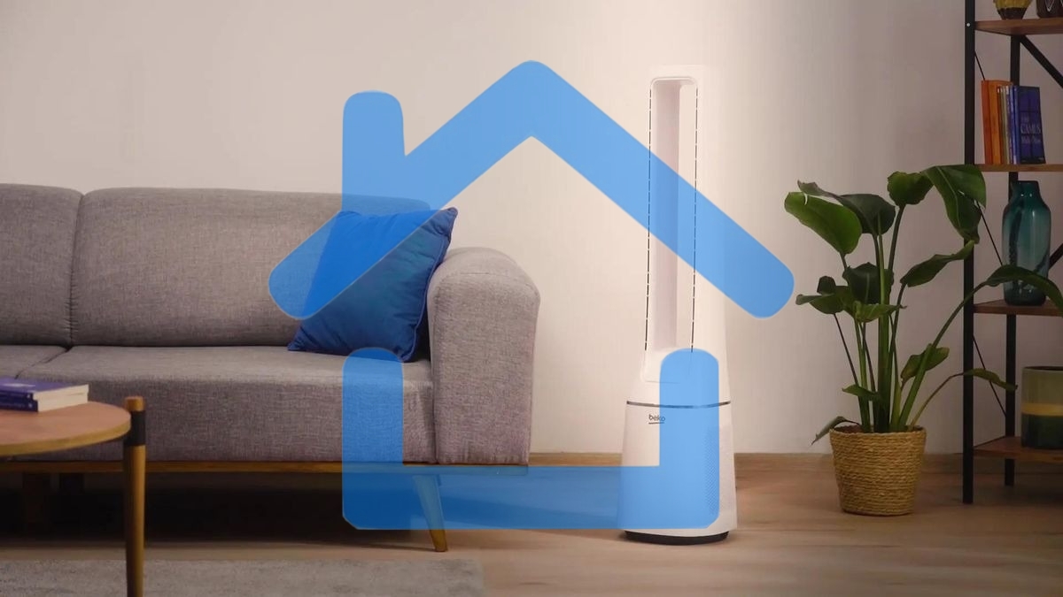 Воздухоочиститель-рециркулятор Beko EBA 6000 W 36Вт белый