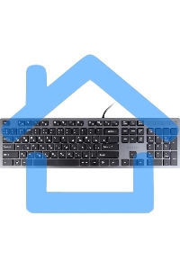 Клавиатура A4Tech KV-300H серый/черный USB slim