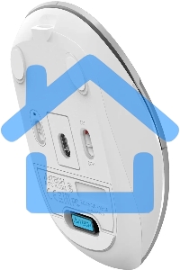 Мышь беспроводная A4Tech Fstyler FB26CS Air2 серебристый/белый, 2000 dpi, радиоканал, Bluetooth, USB, кнопки - 4