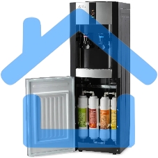 Пурифайер AEL H1s-LD напольный электронный черный/серебристый