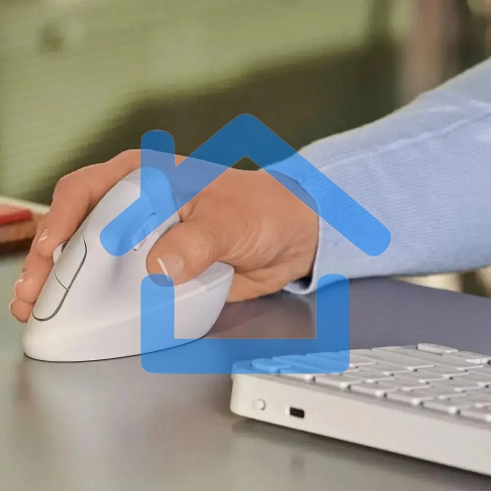 Мышь беспроводная Logitech Lift белый, 4000 dpi, радиоканал, Bluetooth, USB, кнопки - 6