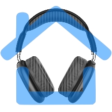 Гарнитура Bluetooth QUMO Emotion (ВТ 0091) MicroSD AUX накладная Bluetooth 5.3 360 мА 10ч черный