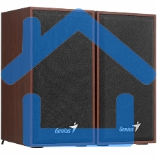 Акустическая система Genius SP-HF180, 2.0, 2 x 3W, USB-power, Wood