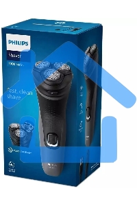 Электробритва Philips S1142/00 роторная, черный/серый