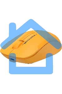 Мышь беспроводная A4Tech Fstyler FG15C Air2 желтый, 1200 dpi, радиоканал, USB, кнопки - 3