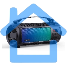 Портативная колонка Hyundai H-PS1025 черный 40W 2.0 BT 10м 3000mAh