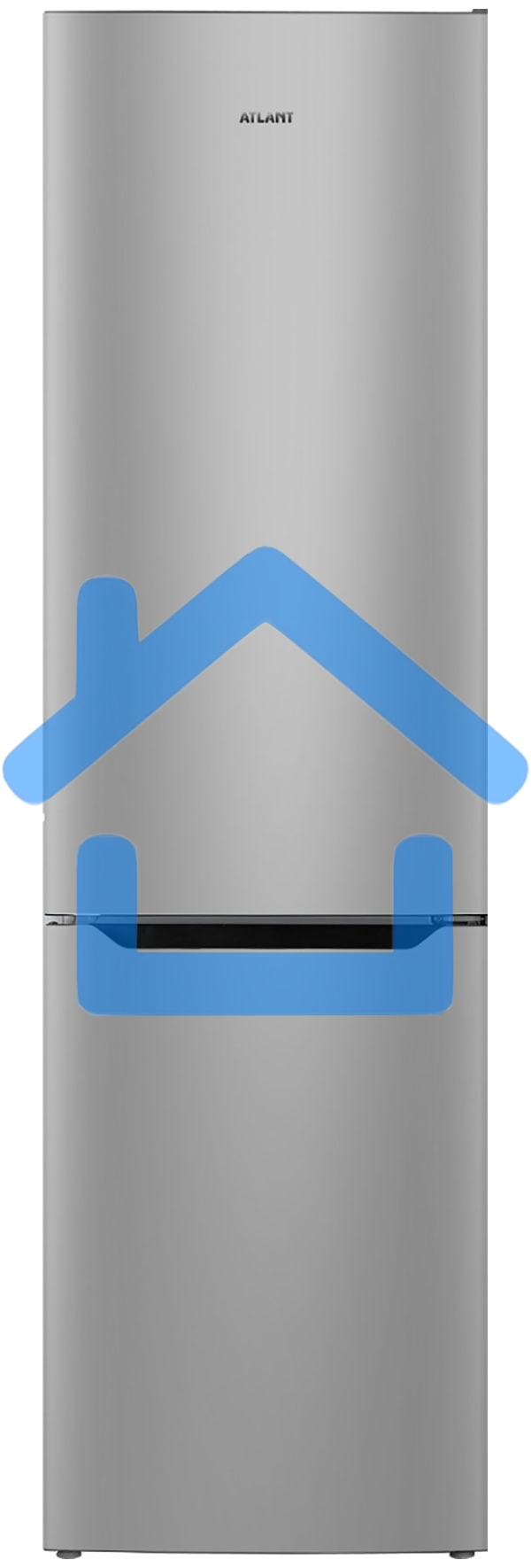 Холодильник Atlant XM 6626-189 нержавеющая сталь двухкамерный 251/119л морозилка снизу