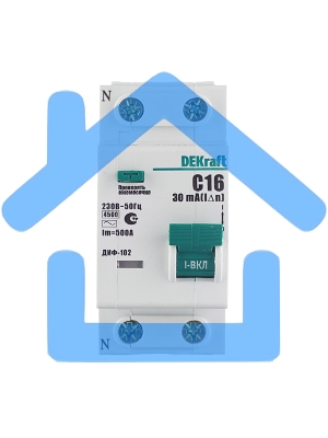Выключатель автоматический дифференциального тока 2мод. DeKraft 16003DEK