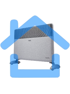 Конвектор Ballu Apollo digital INVERTER Moon Gray BEC/ATI-2501 серый, 2500 Вт, 30 м2, термостат, дисплей, WiFi