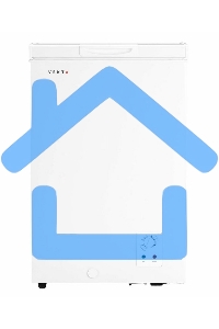 Морозильный ларь Vekta FR-115W02, белый, 99л, 1 камера