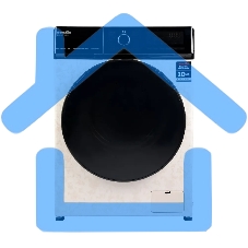 Стиральная машина Smile SWMSW8MB1400 бежевый, загрузка фронтальная 8 кг, 1400 об/мин, класс: А+