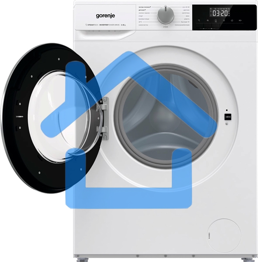 Стиральная машина Gorenje W2NHPI62SCS белый загр.фронтальная макс.: 6 кг 1200об/мин класс: А