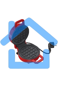 Вафельница для венских вафель Maxvi SM552P красный