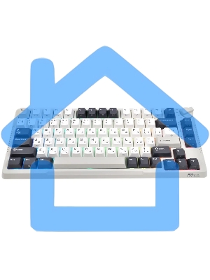 Клавиатура проводная + беспроводная Royal Kludge RK-H81 Brown switch/белый Night