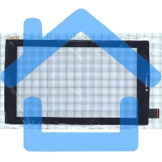 Сенсорное стекло (тачскрин) Micromax Canvas Tab P480. черное