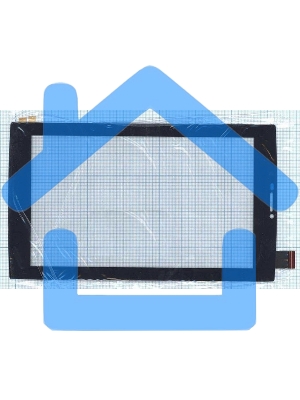 Сенсорное стекло (тачскрин) Micromax Canvas Tab P480. черное