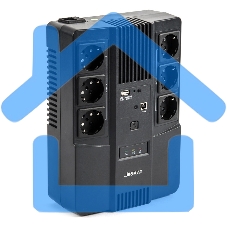 Источник бесперебойного питания Бастион SKAT-UPS 600 AI 220В 360Вт 1АКБ 7А·ч внутр. меандр. стаб-ция напр-я. 6 выходов (8998)