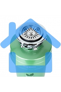 Измельчитель пищевых отходов Бирюса WD-550E2 зеленый