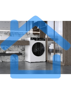 Стиральная машина с сушкой Korting KWD 58IL14106 белый, загрузка фронтальная 9 кг, 1400 об/мин., класс: А