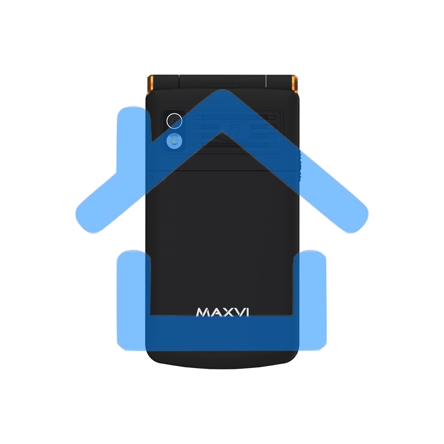 Мобильный телефон Maxvi E11 черный/золотой