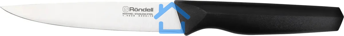 Набор ножей кухонных Rondell RD-1359 компл.:6предм. с подставкой черный подар.коробка