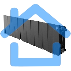 Радиатор биметаллический Royal Thermo PianoForte 200 черный VR80- 16 секц.