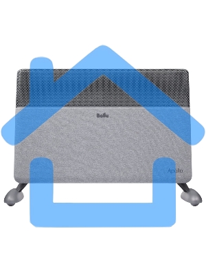 Конвектор Ballu Apollo digital INVERTER Moon Gray BEC/ATI-1501 серый, 1500 Вт, 20 м2, термостат, дисплей, WiFi