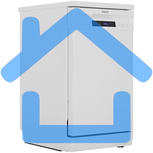 Посудомоечная машина Бирюса DWF-410/5 W, белый, 44.8 см, 10 компл., 49 дБ, класс A++