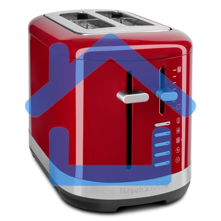Тостер KitchenAid 5KMT2109EER, красный, на 2 тоста