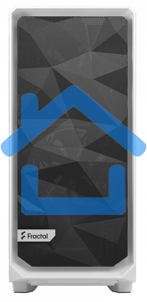 Компьютерный корпус Fractal Design MESHIFY 2 COMPACT белый - TG / ATX, TG / 2x140мм & 1x120мм fans inc. / FD-C-MES2C-05