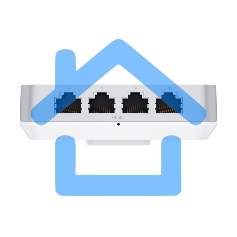 Wi-Fi точка доступа IN-WALL WI-FI 6 U6-IW UBIQUITI