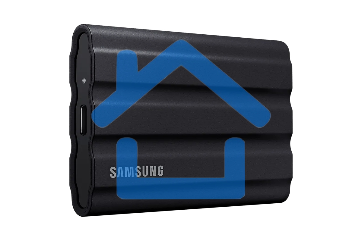 Твердотельный диск 1TB Samsung T7 Shield MU-PE1T0S/WW, V-NAND, USB 3.2 Gen 2 Type-C R/W - 1000/1050 MB/s /EU