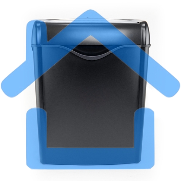 Шредер Heleos УД15-2 черный/серебристый (секр.Р-2) ленты 12лист. 15лтр. скобы пл.карты