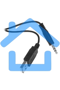 Акустическая система 2.0 Gembird SPK-206, МДФ, коричневый, 5 Вт, регулятор громкости, USB-питание