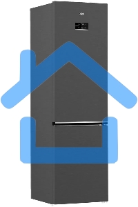 Холодильник Beko B3DRCNK402HXBR антрацит двухкамерный 257/100л морозилка снизу No Frost