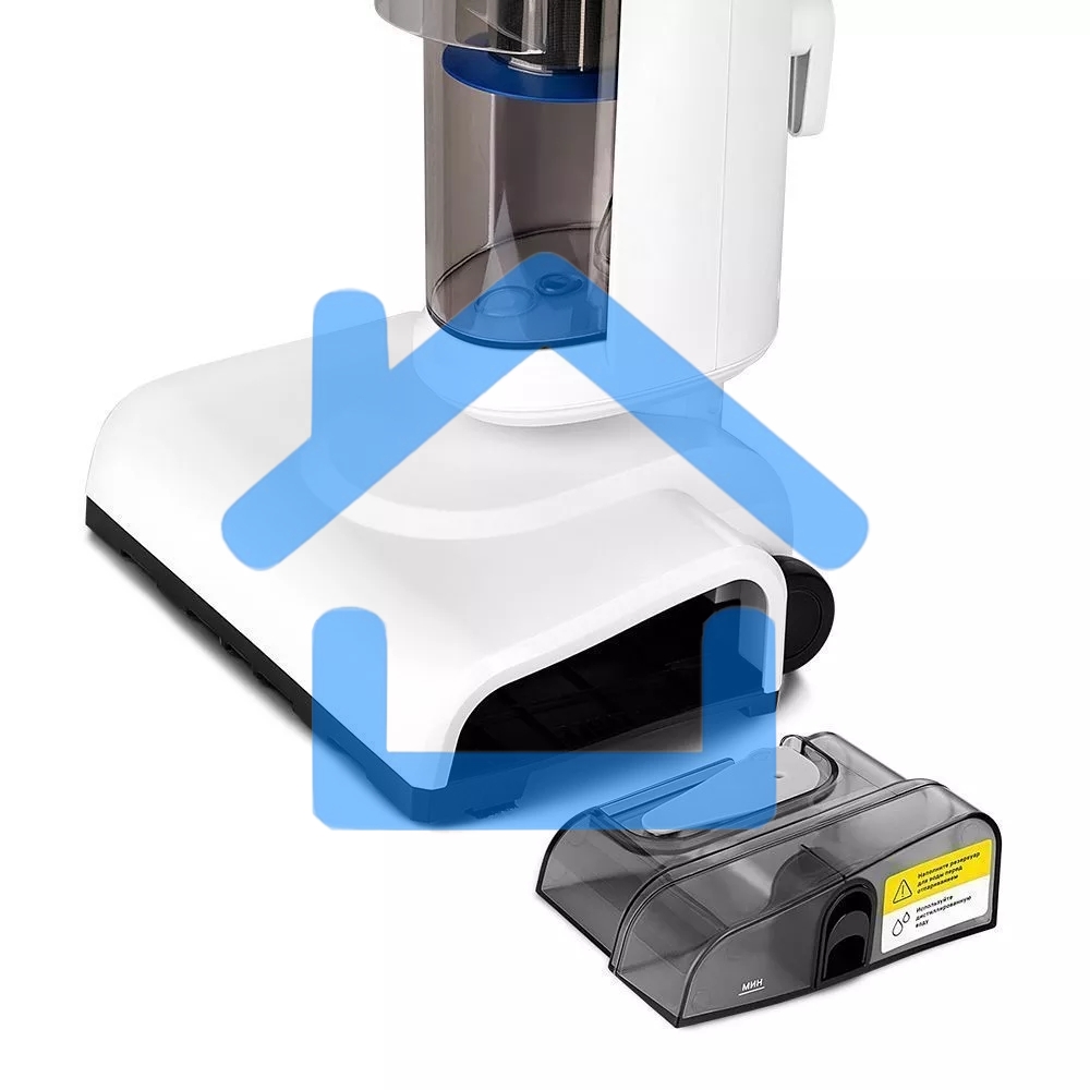 Пылесос паровой Kitfort КТ-5157-3 1000Вт белый/синий