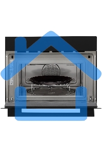 Микроволновая печь встраиваемая Krona ONYX 45H mw BL/BL черный, 38 л, 1000 Вт, переключатели - сенсор