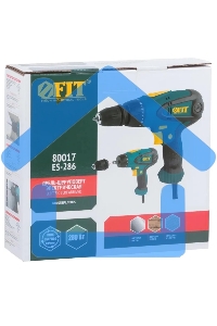 Дрель-шуруповерт FIT ES-286, Сетевая, 280 Вт