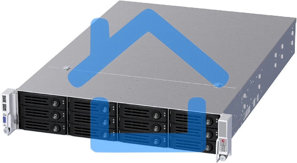 Серверный корпус Ablecom 2U CS-R29-05P; E-ATX, ATX, Micro-ATX, Mini-ITX MBs; 12 x 3.5'' hs; 1200W CRPS(1+1); no rails