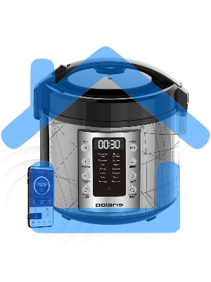 Мультиварка POLARIS PMC 5020 Wi Fi IQ Home5л 750Вт Серебристый