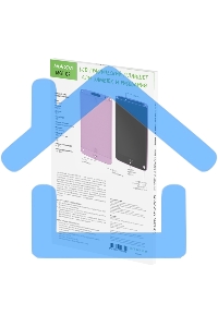 Графический планшет LCD для заметок и рисования Maxvi MGT-02 pink