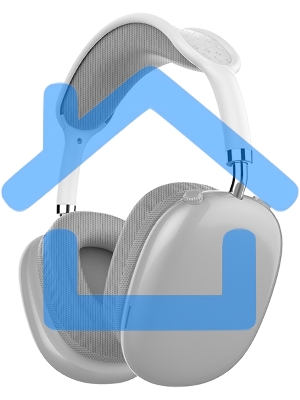 Гарнитура Bluetooth QUMO Emotion (ВТ 0090) MicroSD AUX накладная Bluetooth 5.3 360 мА 10ч серебро